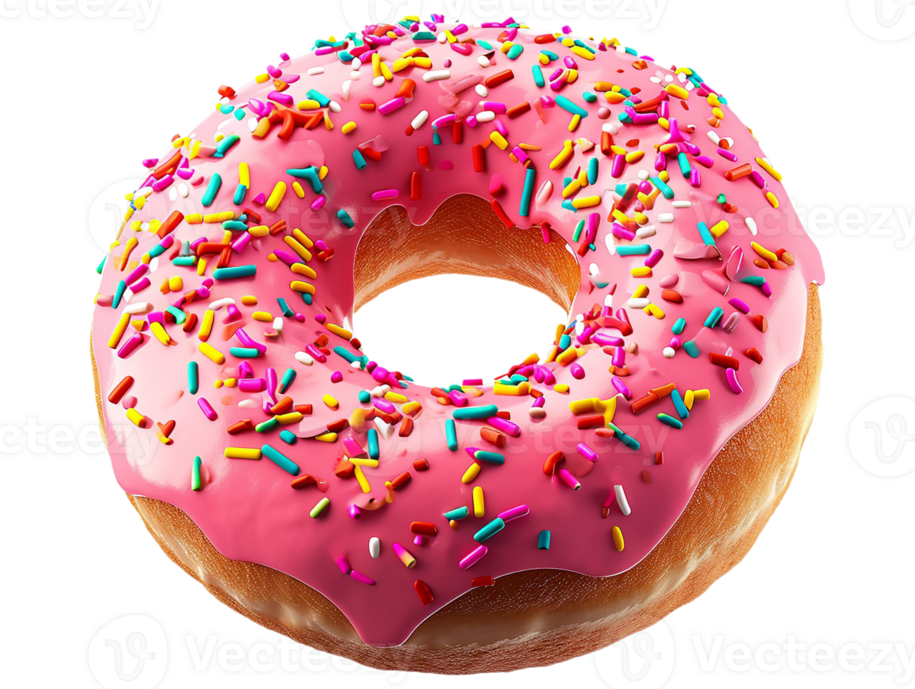 Donut with sprinkles png