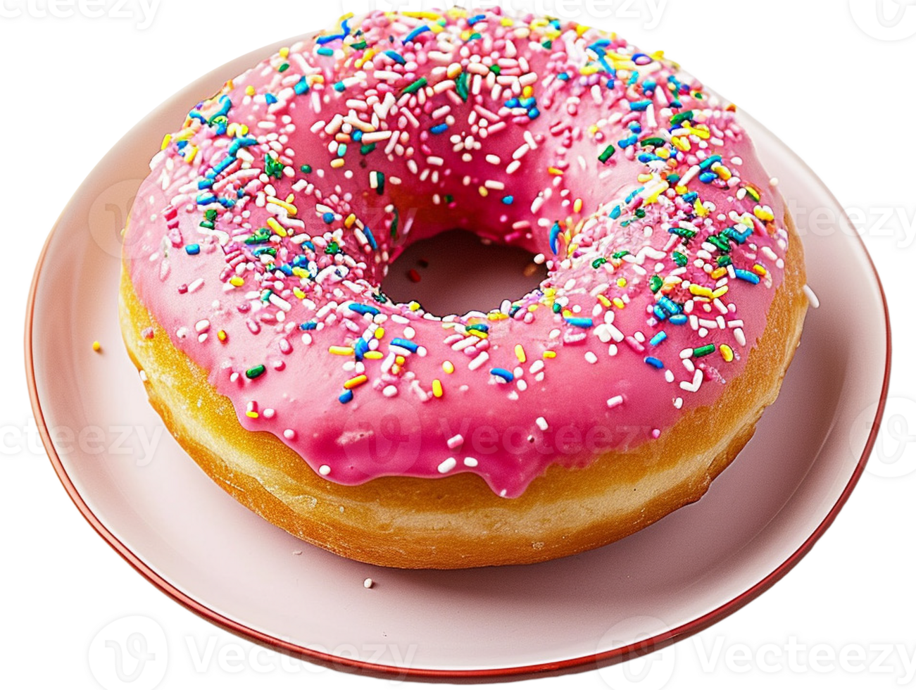 Donut with sprinkles png