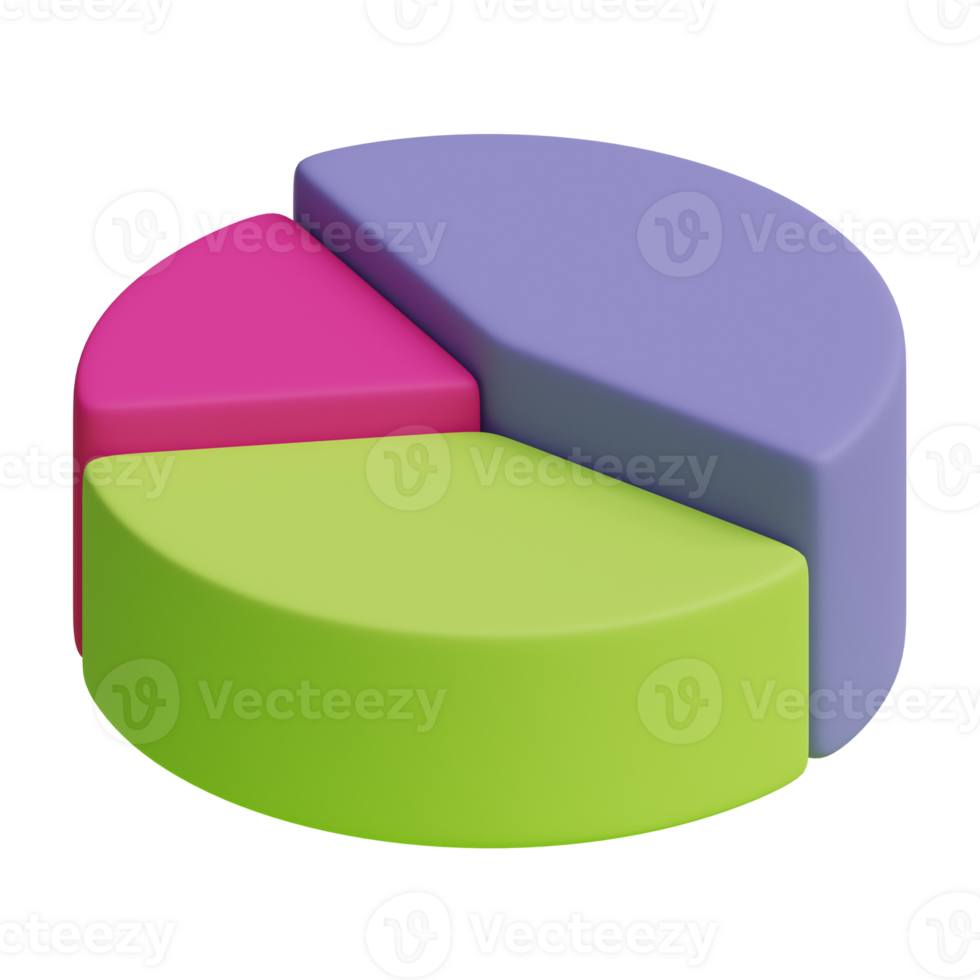 3d pie chart business icon png