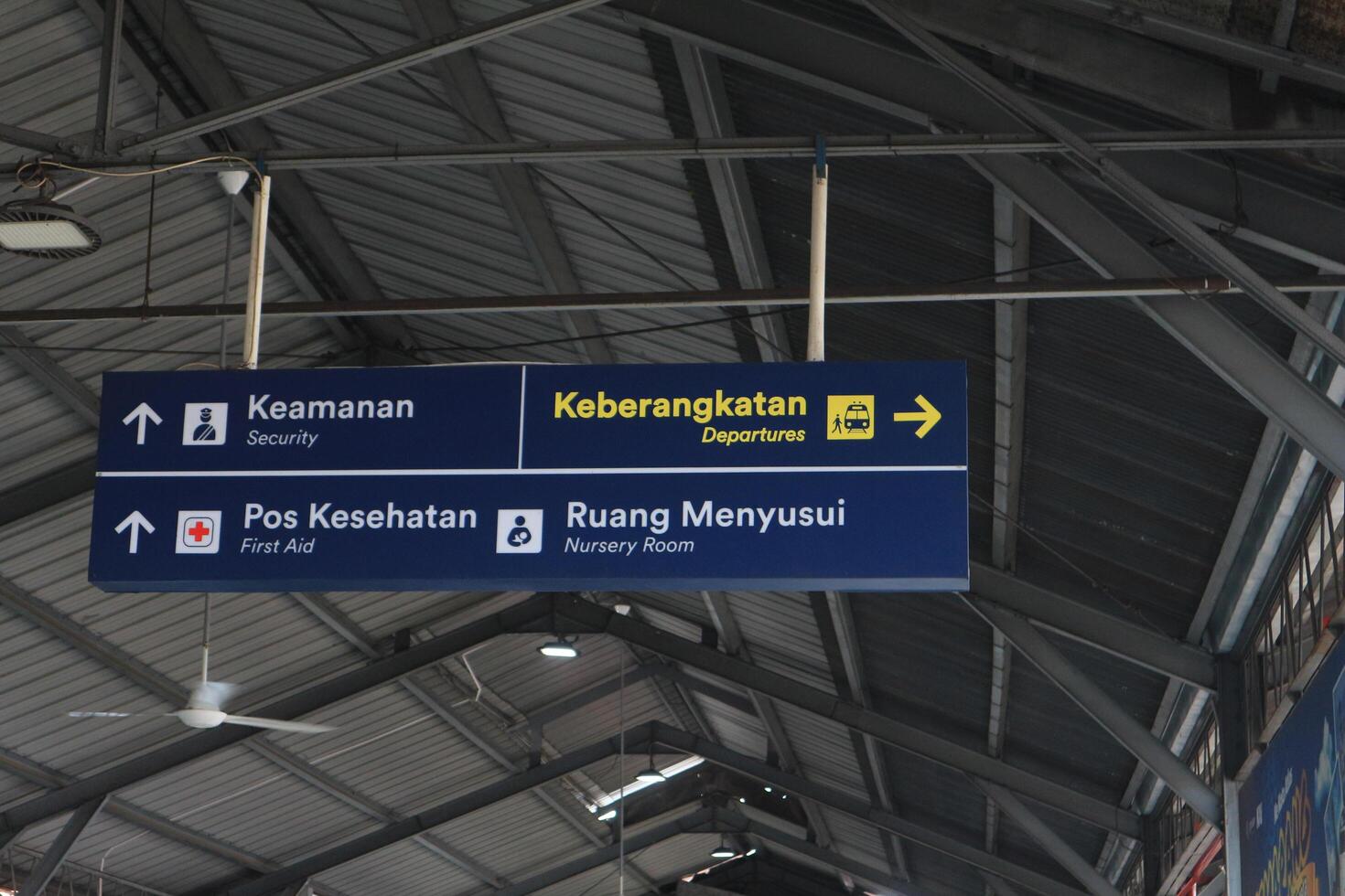 domestic departure sign in a train station from several angle photo
