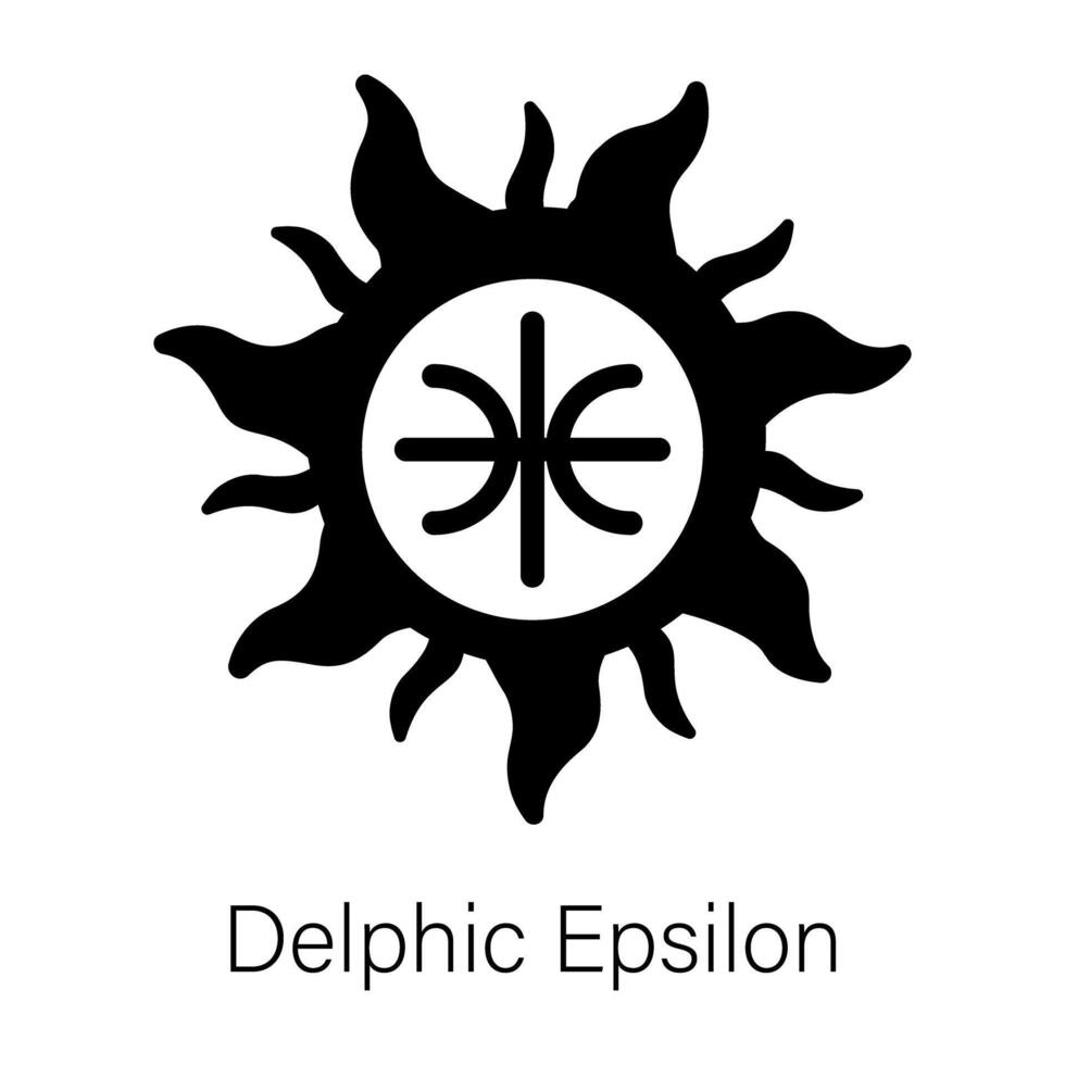 Trendy Delphic Epsilon vector