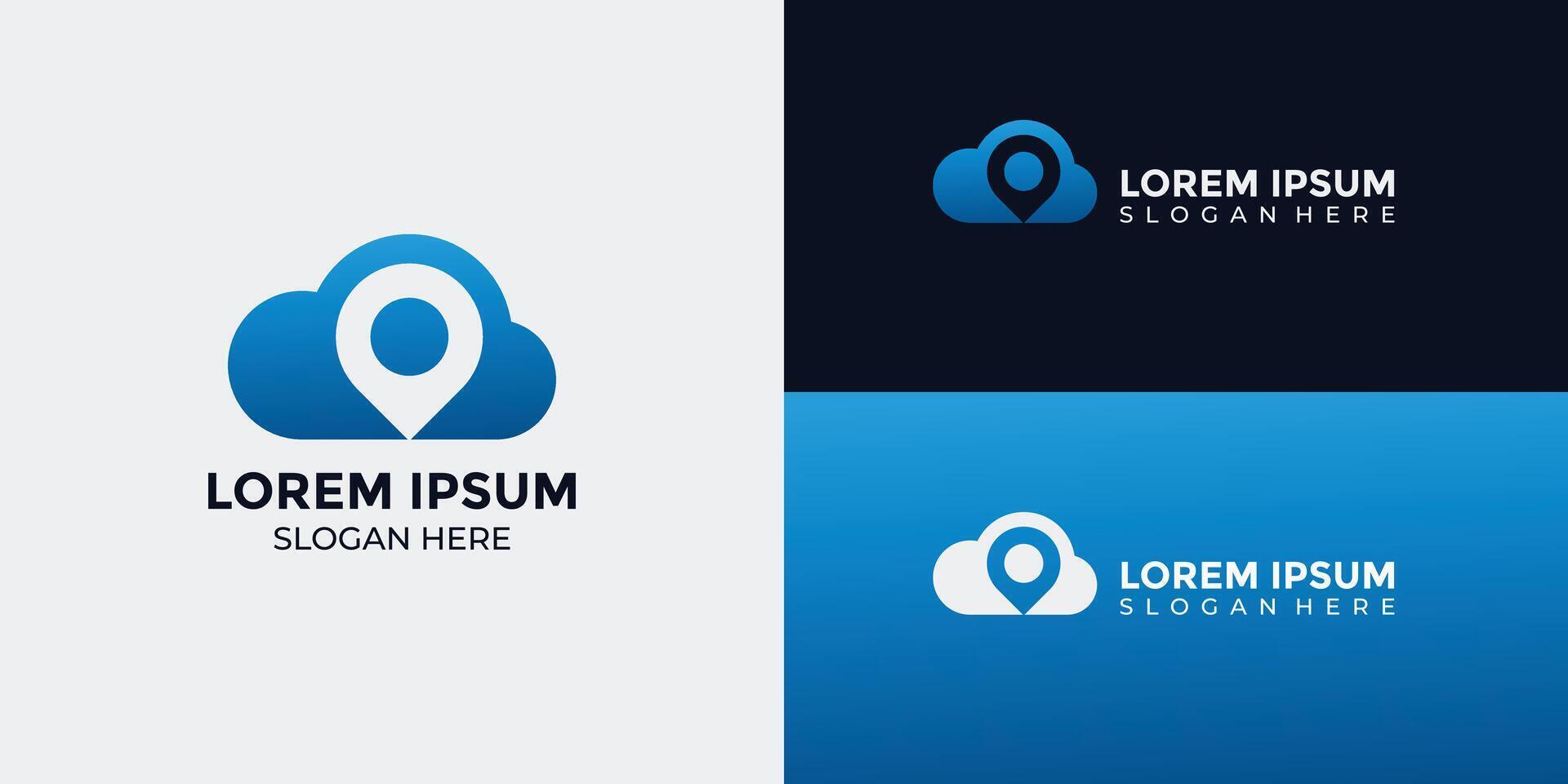 map pin icon in flat style Pointer symbol marker sign gps position navigation button vector