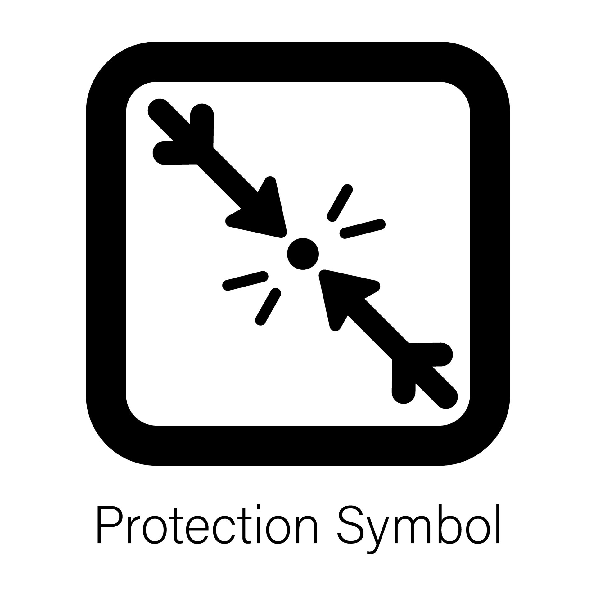 Trendy Protection Symbol 45999298 Vector Art at Vecteezy