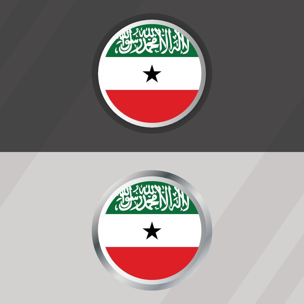 Somaliland Round Flag Template vector
