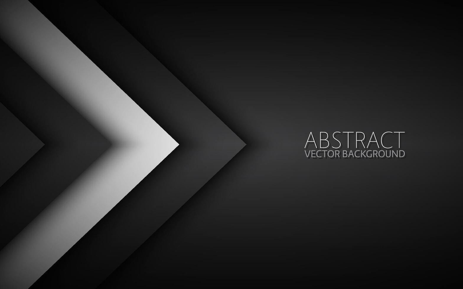 Black and white modern material design with a hexagonal pattern, corporate template for your business, abstract widescreen background vector