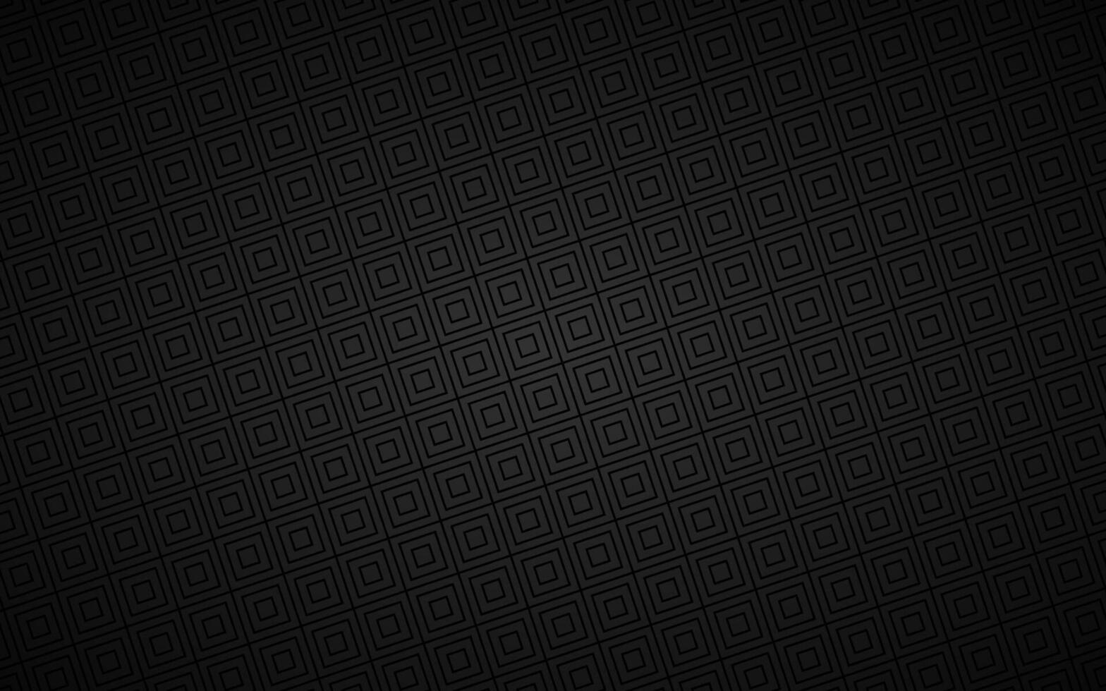 Black abstract background composed of squares. Modern technology dark design. Geometric illustration. Metal mesh texture vector