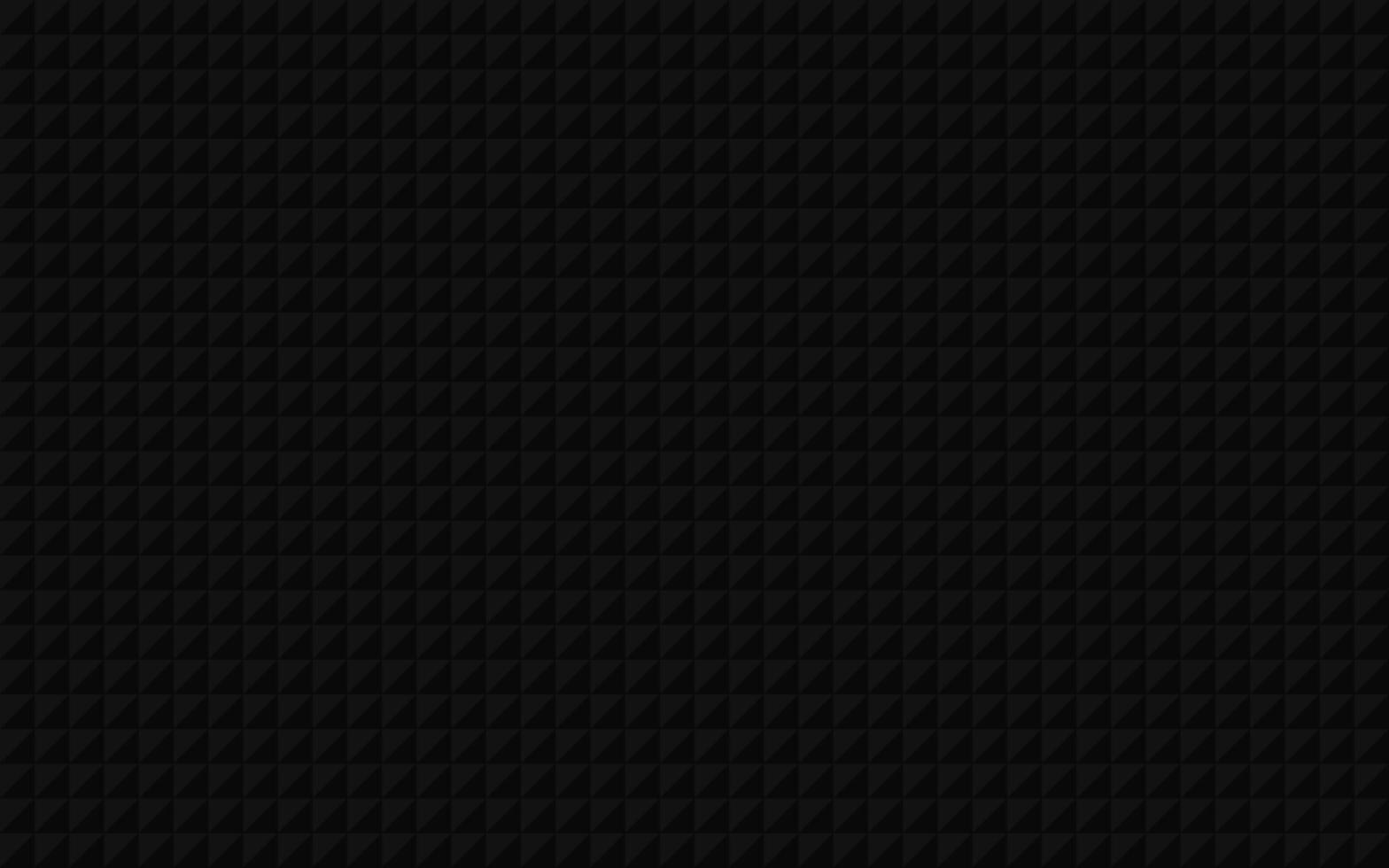 Black abstract triangular background. Dark grey triangles. Modern technology dark design. Geometric illustration vector