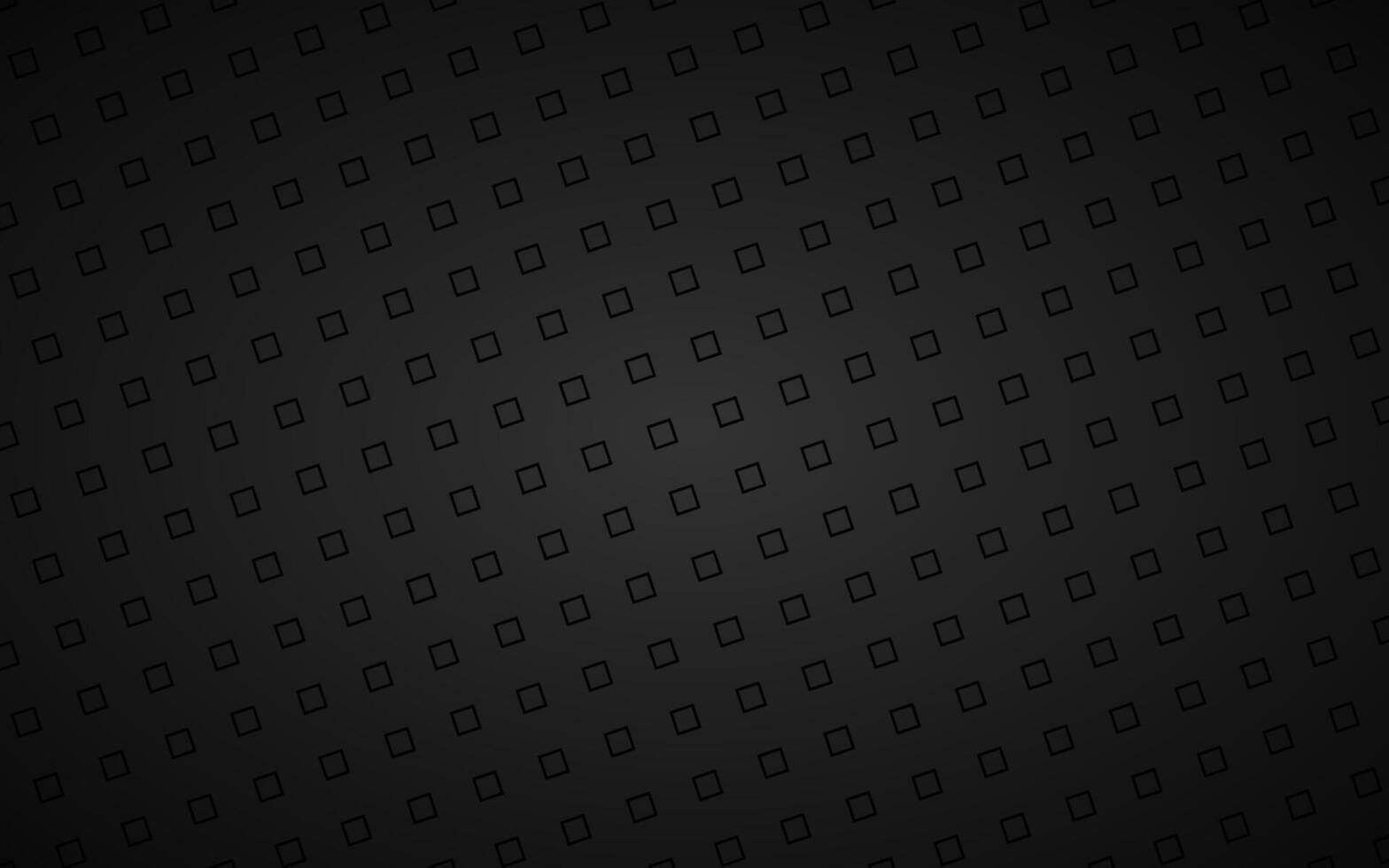 Dark abstract perforated square background. Black mosaic look. Modern geometric texture. Simple metallic illustration vector