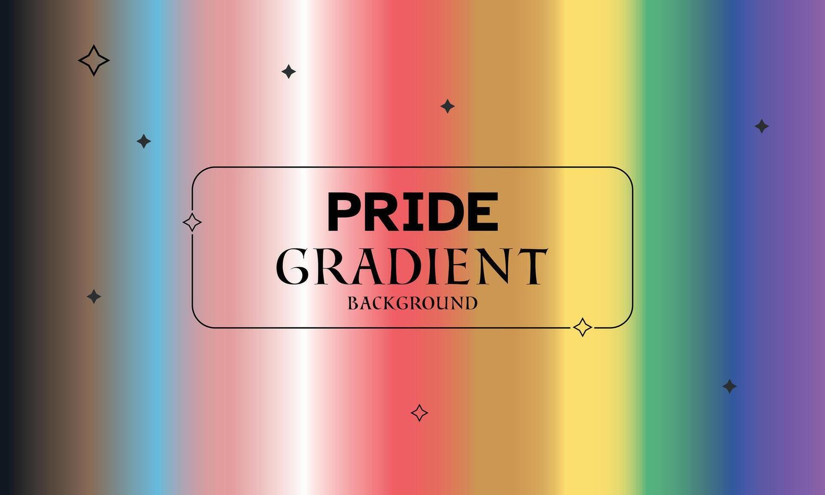 Lgbtq pride rainbow gradient background vector