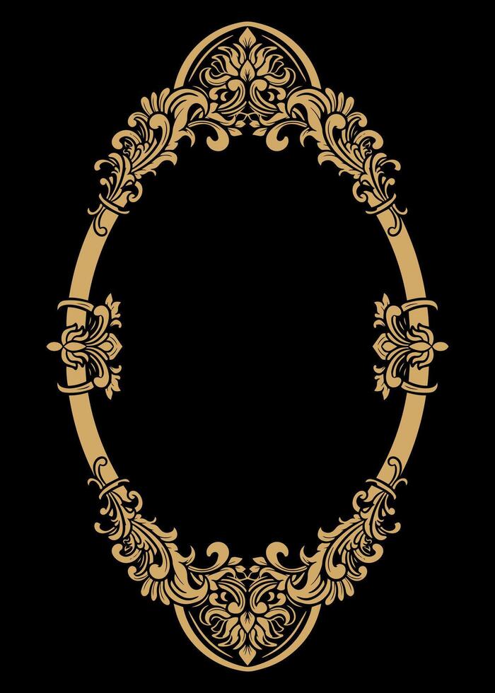 Luxury frame Ornament wedding decoration 46000502 Vector Art at Vecteezy