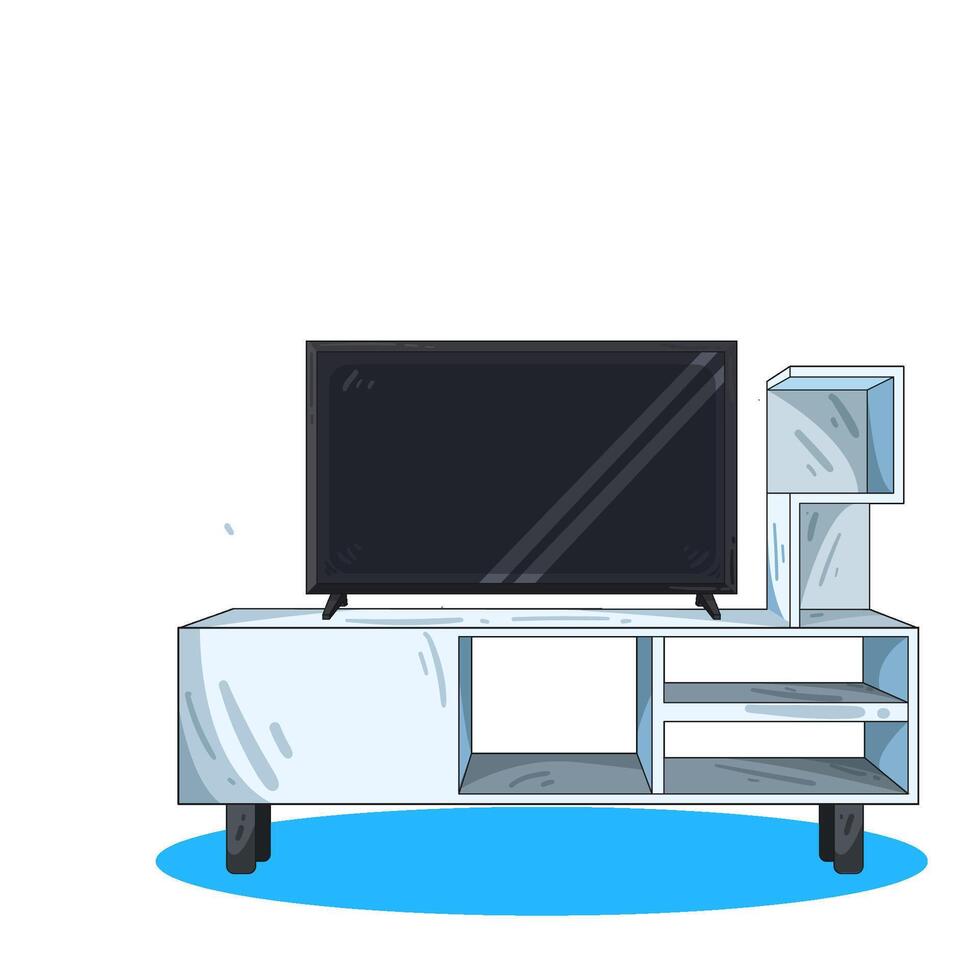 Illustration of television vector