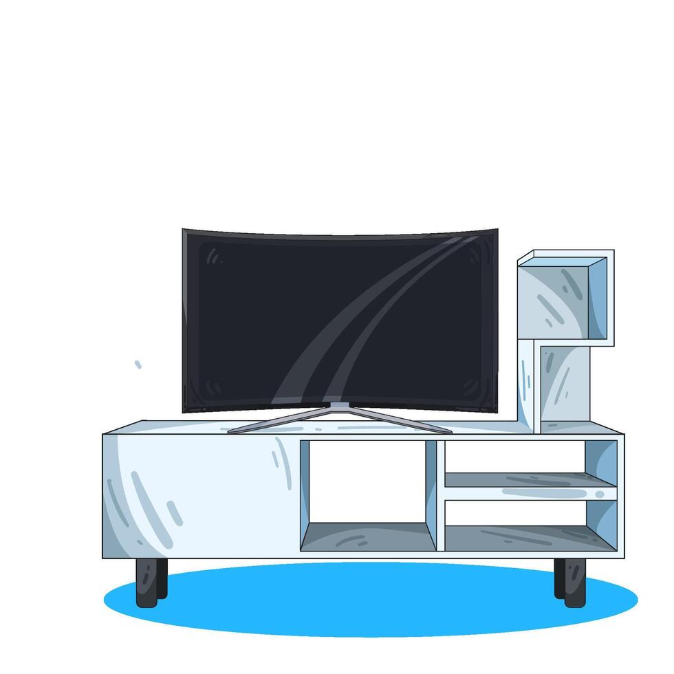 Illustration of television vector