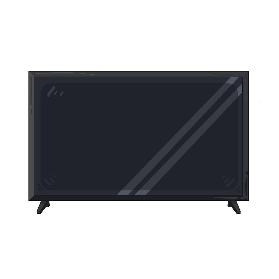 Illustration of television vector