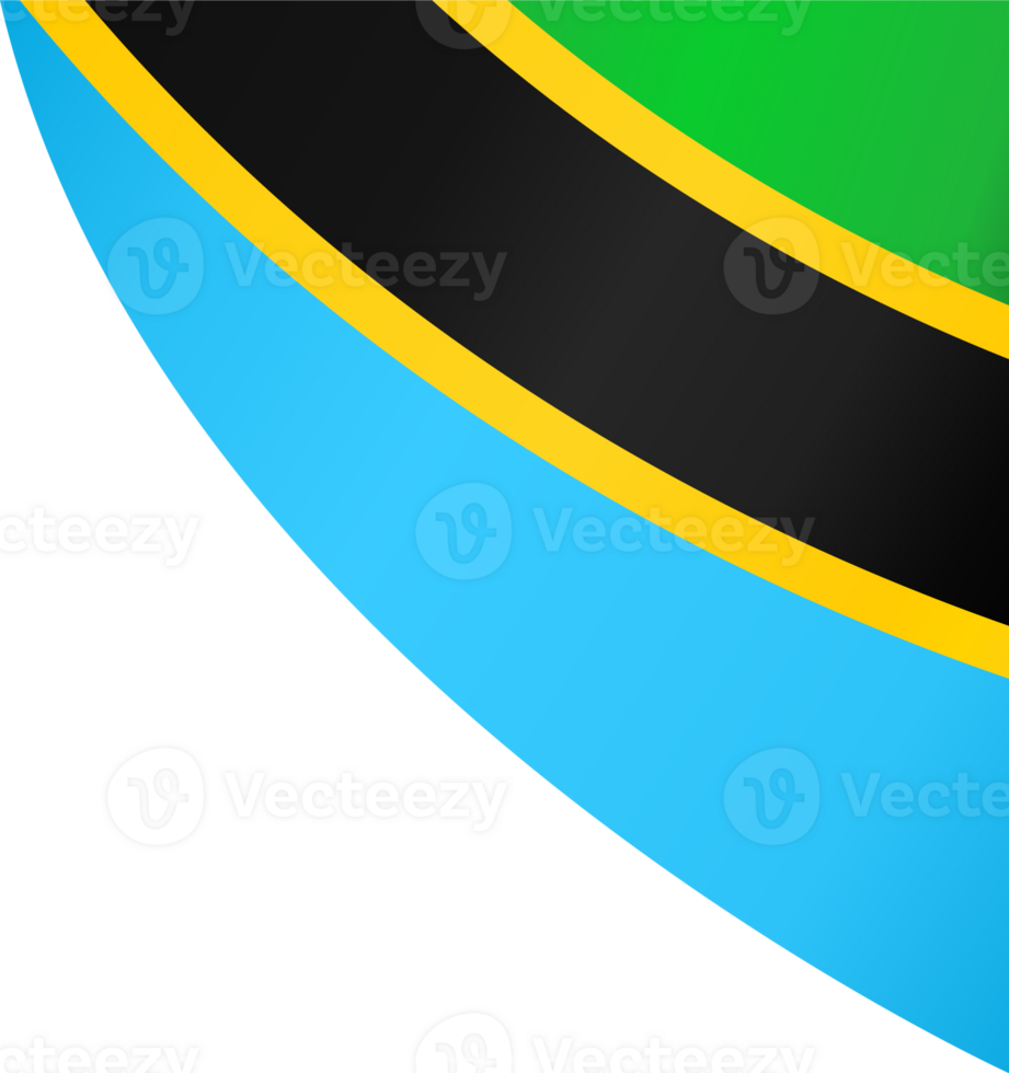 Tanzania flag wave png