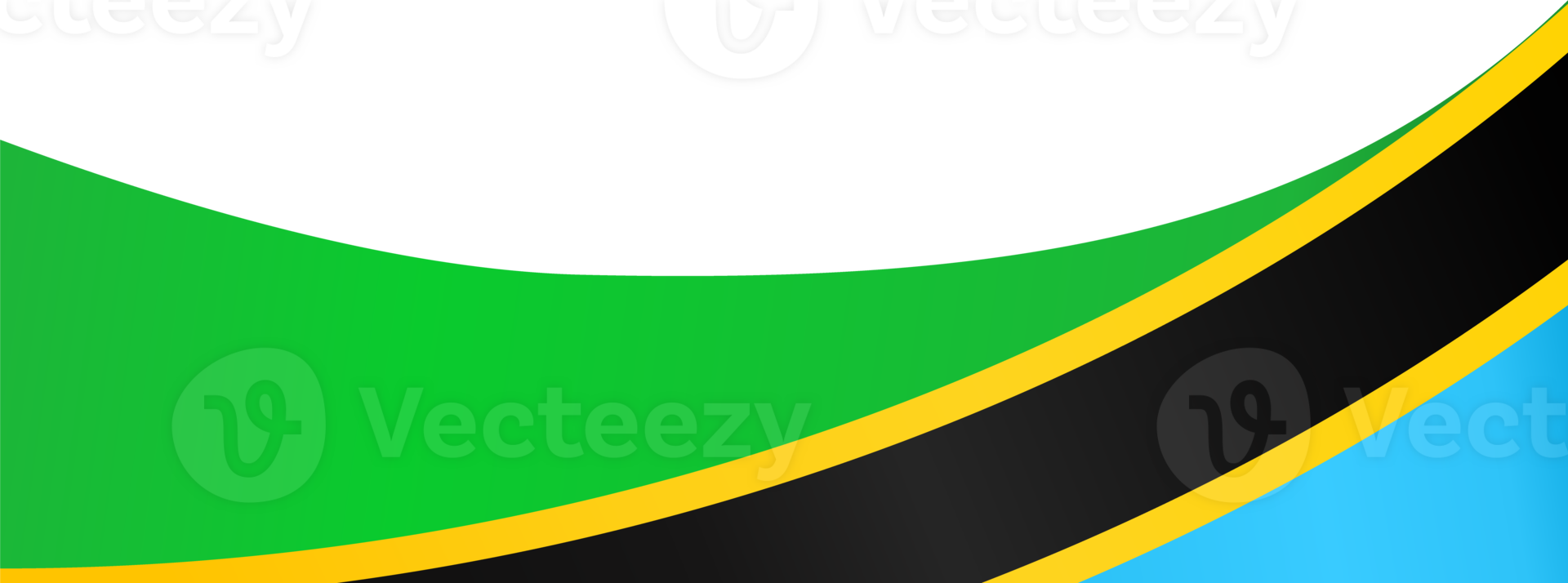 Tanzania flag wave png