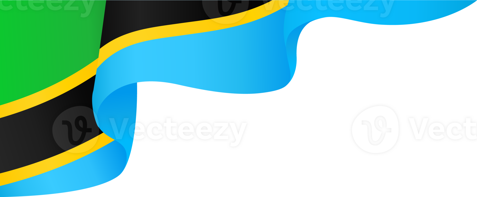 Tanzania flag wave png