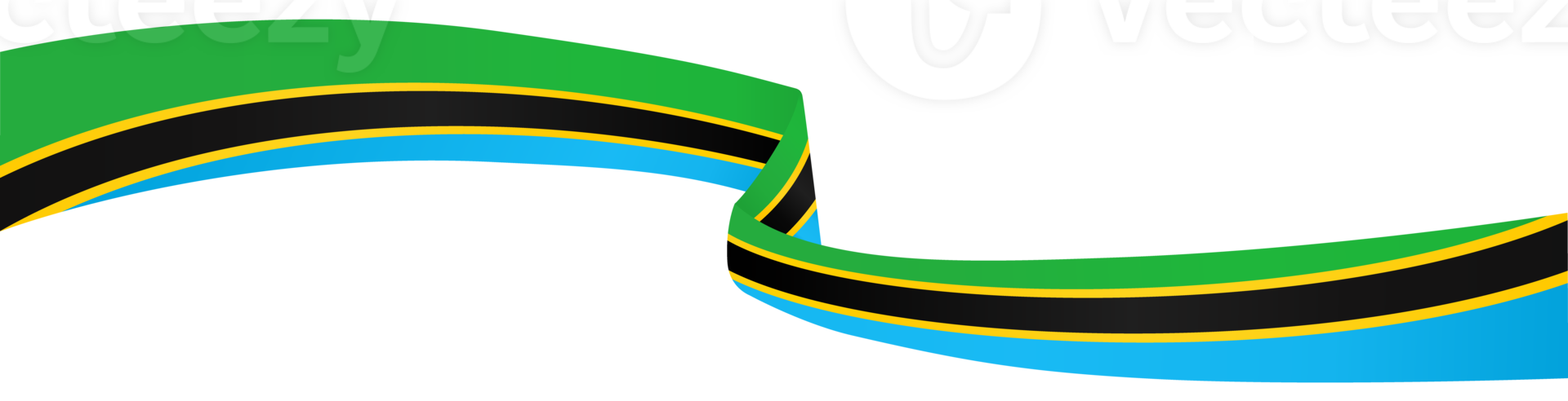 Tanzania flag wave png