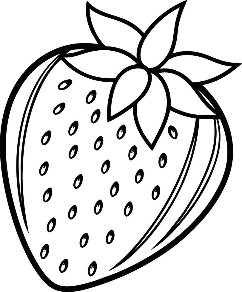 illustration of a strawberry vector