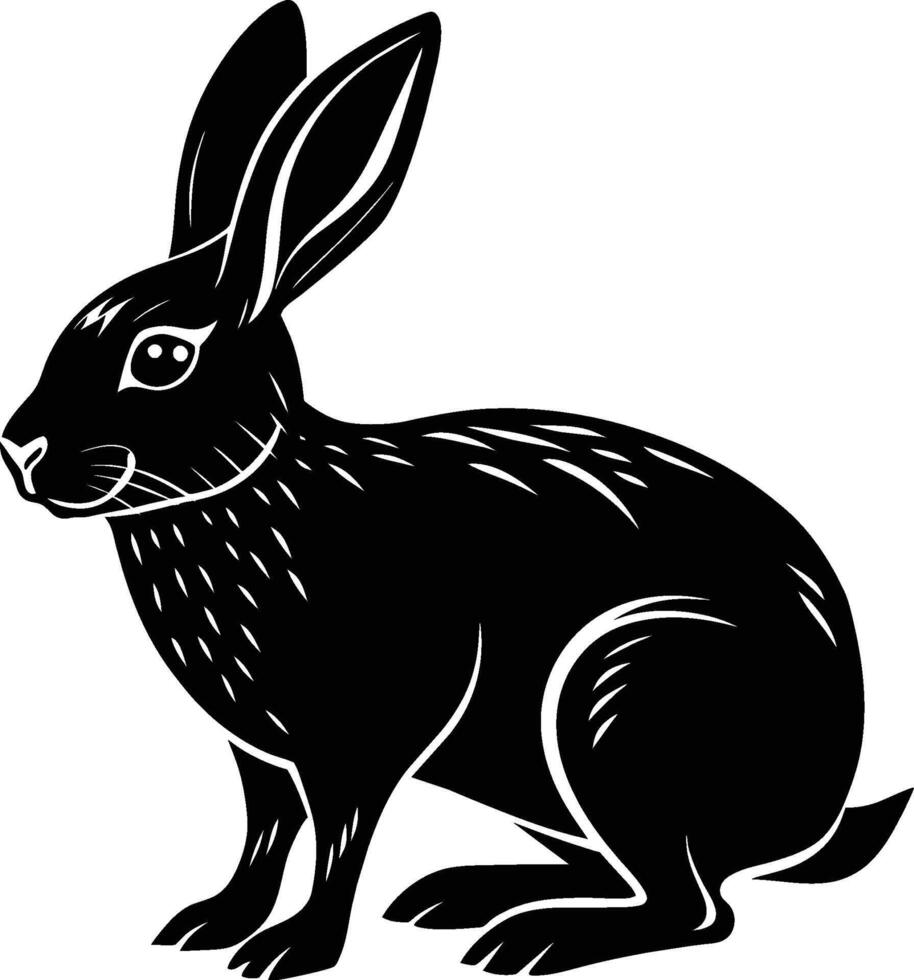 rabbit illustration eps 10 vector
