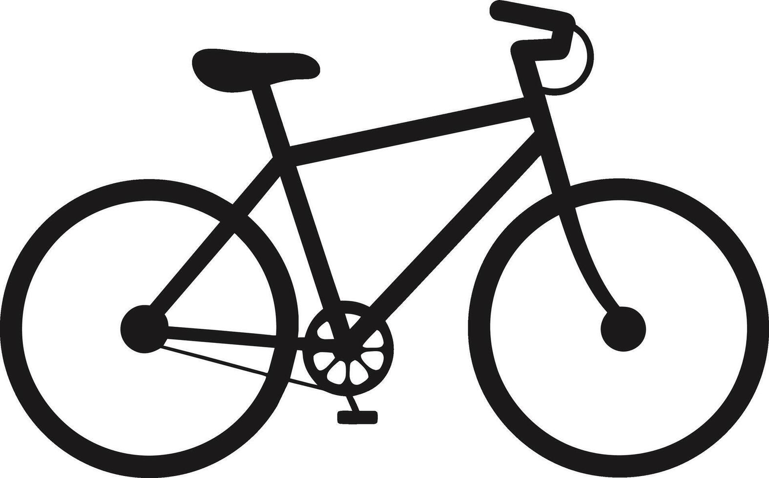 vintage bicycle silhouette eps 10 vector