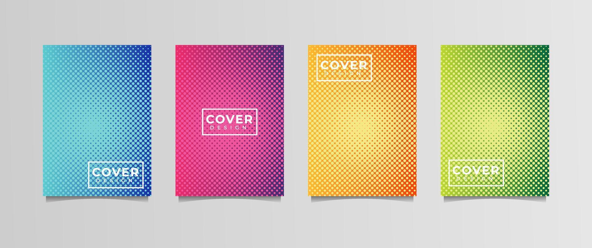 gradation background set, suitable for background, poster, wallpaper, cellphone screen, banner and others vector