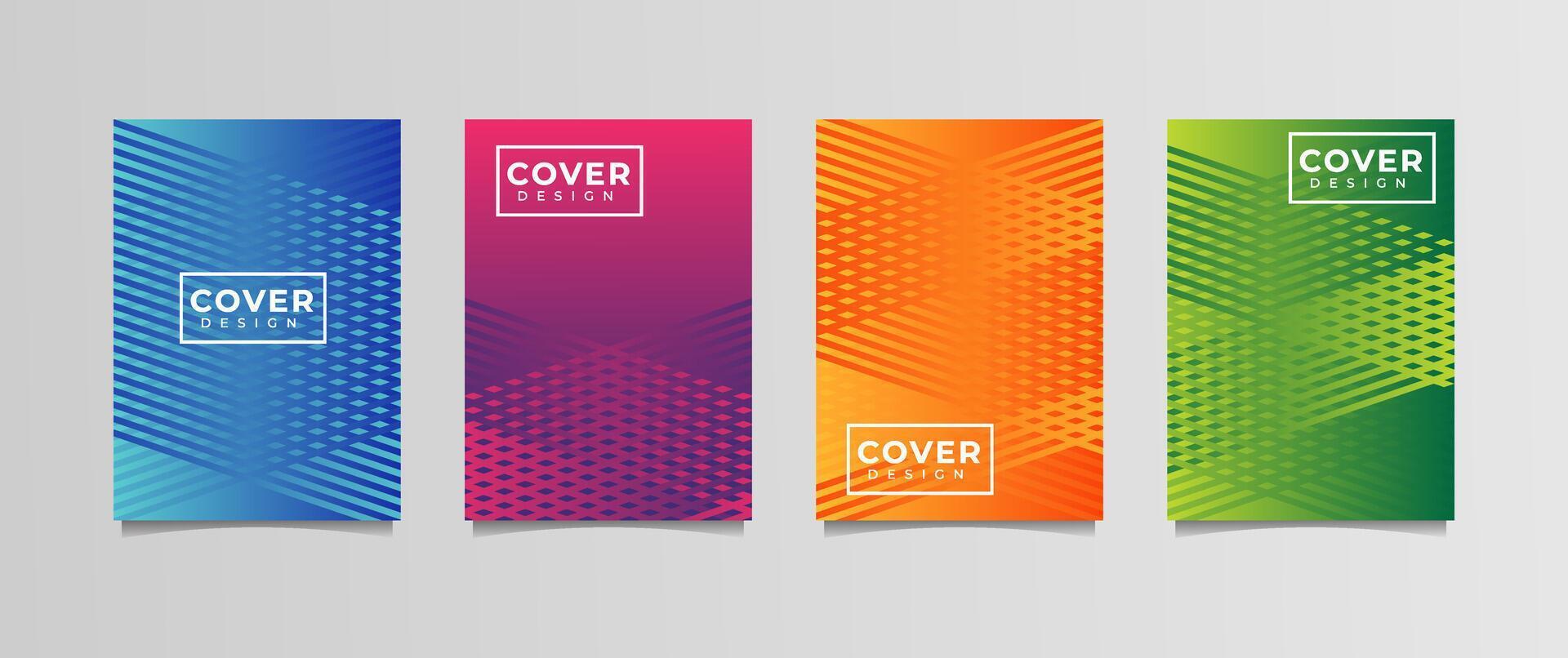 gradation background set, suitable for background, poster, wallpaper, cellphone screen, banner and others vector