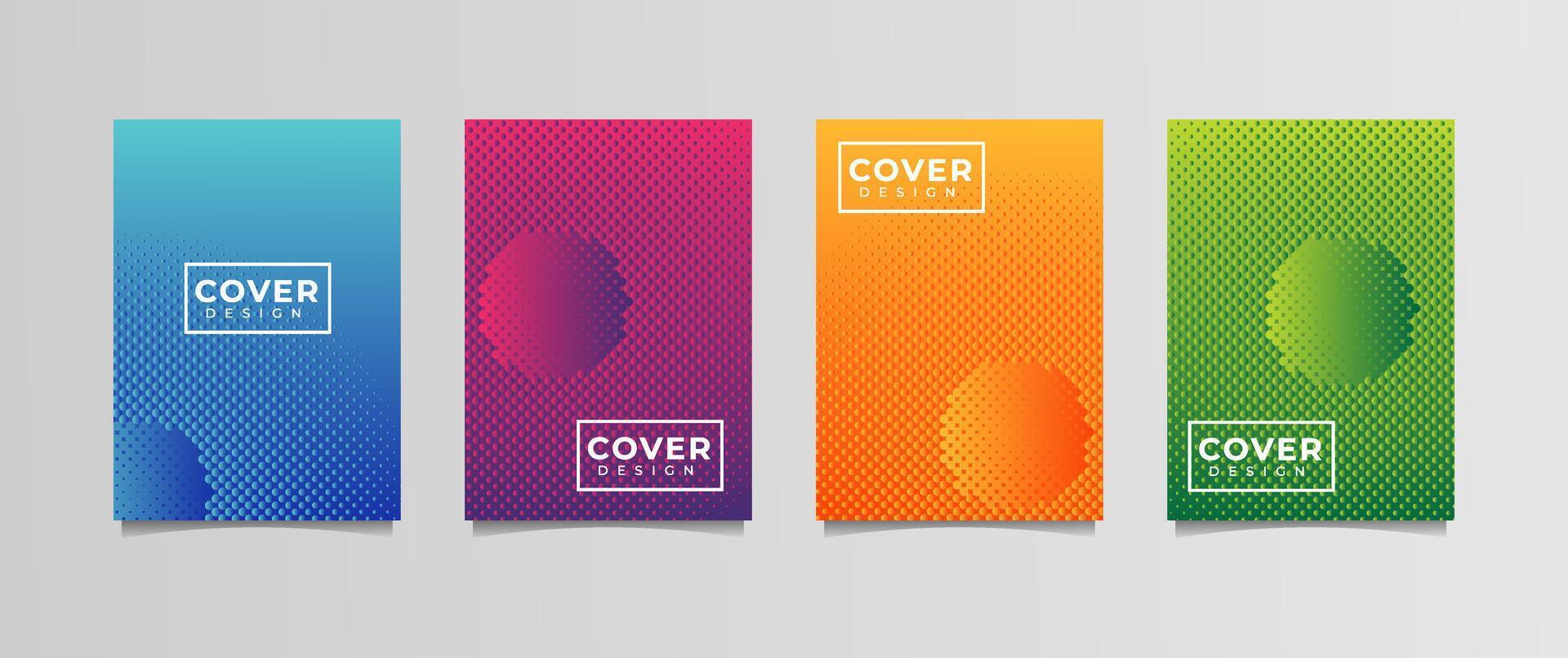 gradation background set, suitable for background, poster, wallpaper, cellphone screen, banner and others vector