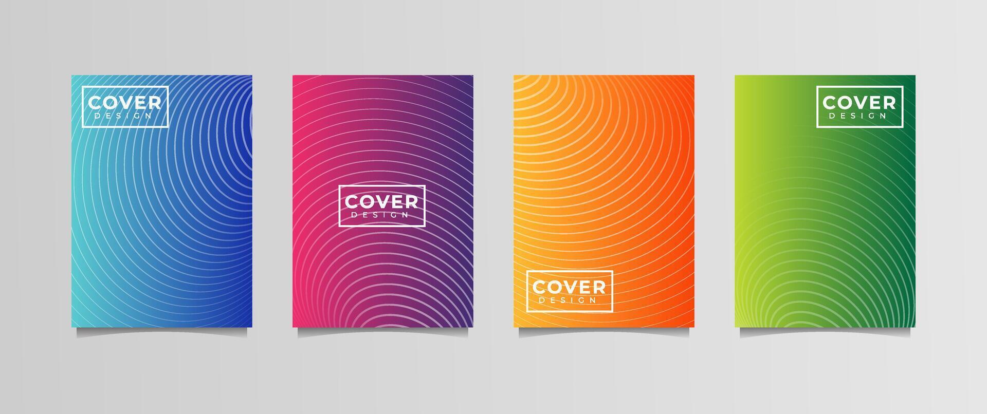 gradation background set, suitable for background, poster, wallpaper, cellphone screen, banner and others vector
