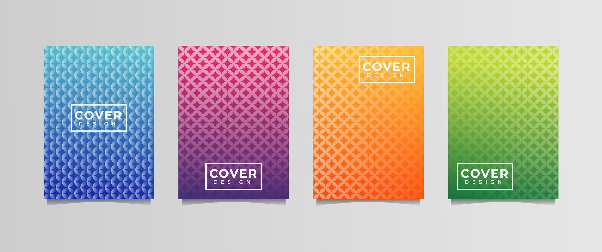 gradation background set, suitable for background, poster, wallpaper, cellphone screen, banner and others vector