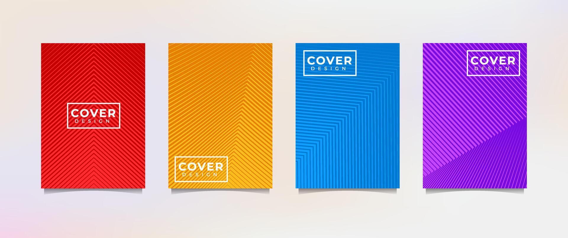 gradation background set, suitable for background, poster, wallpaper, cellphone screen, banner and others vector