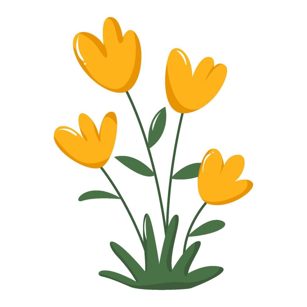 Illustration of flower vector