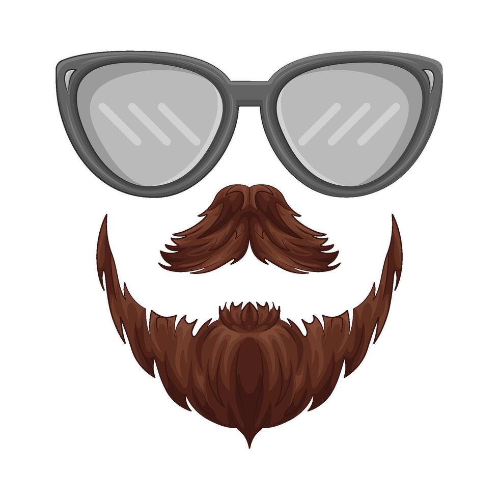 Illustration of hipster vector
