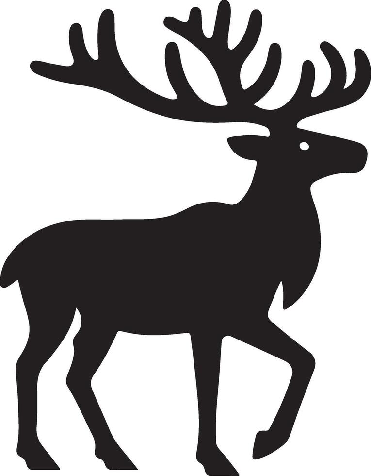 deer head illustration vector
