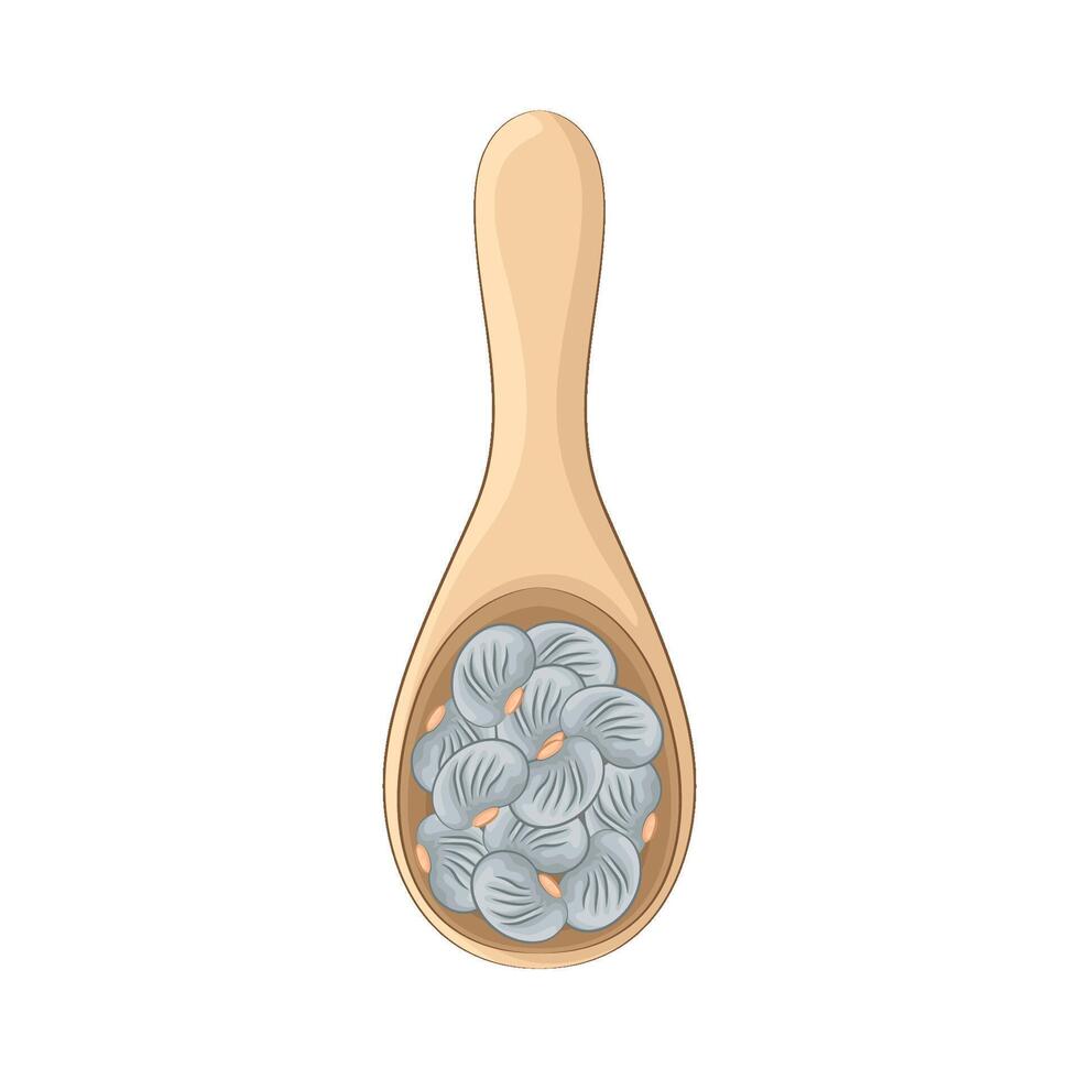 Illustration of bean vector
