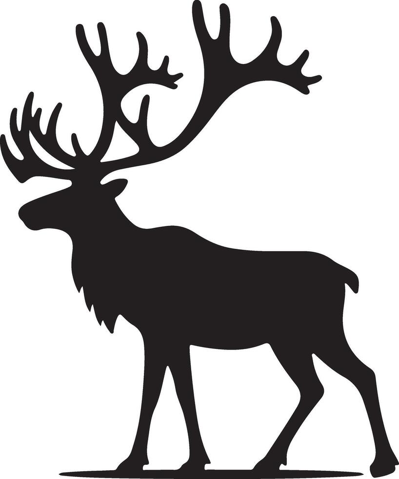 deer head illustration vector