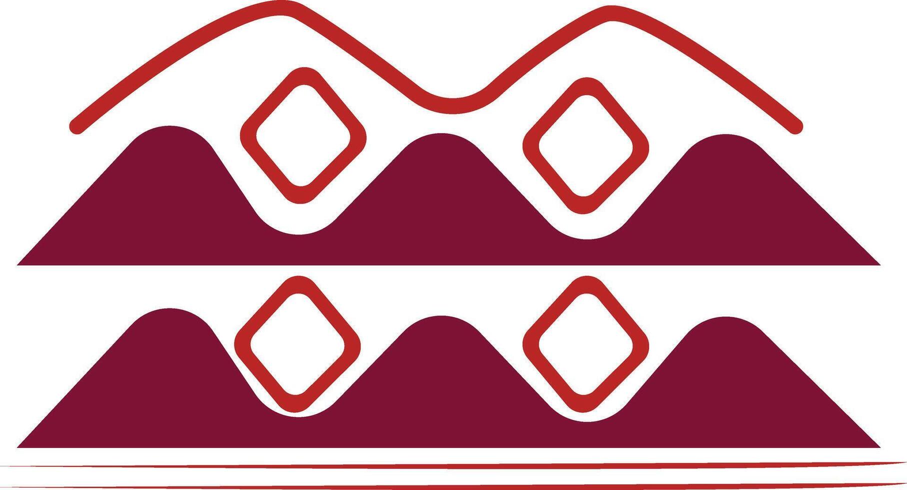 Hand Drawn Ethnic Tribal Element. Isolated on White Background. Illustration Design. vector