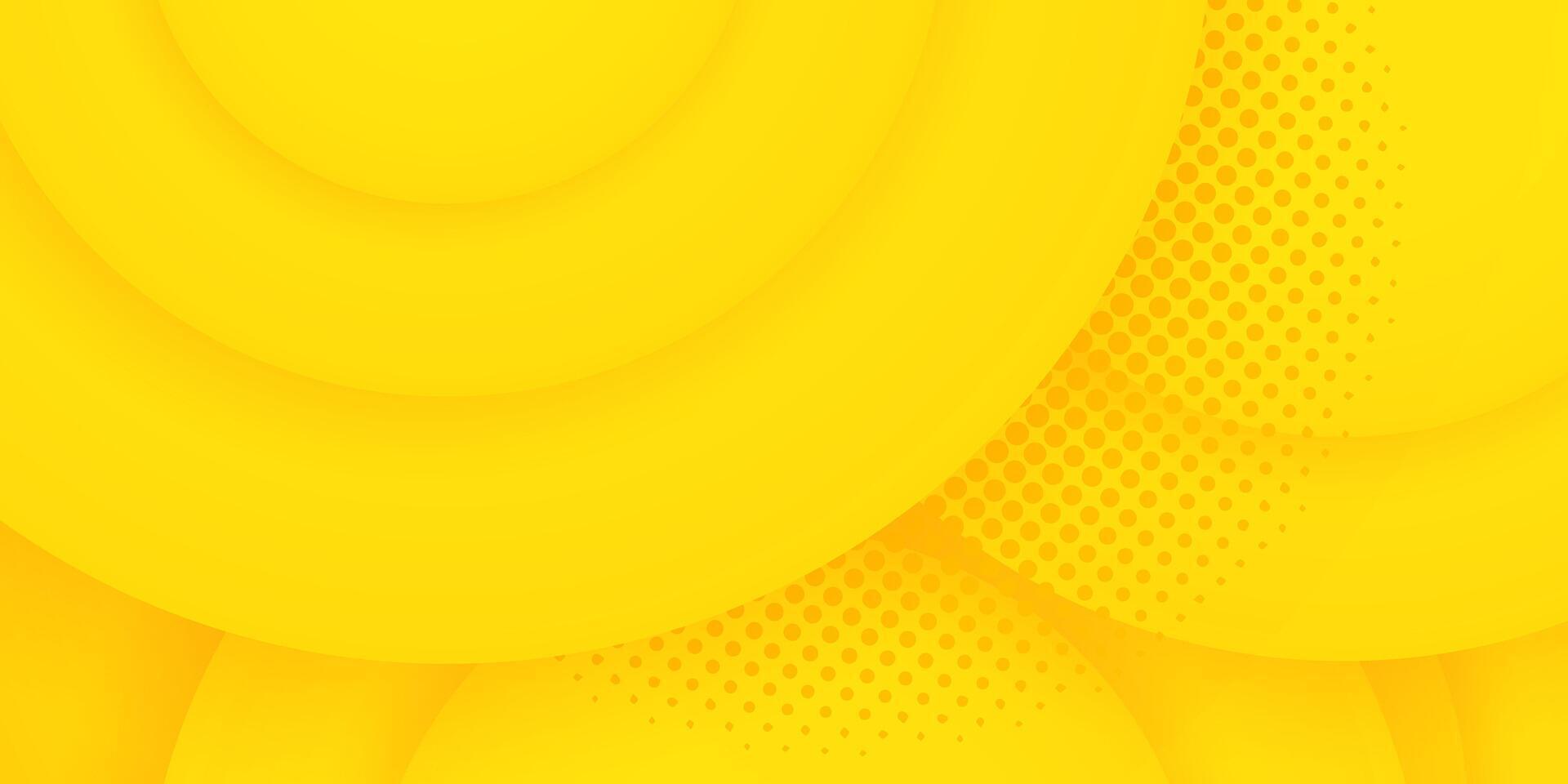 A bright yellow abstract background, creating a vibrant and cheerful mood, A halftone pattern is subtly incorporated, giving the image a modern, textured effect vector