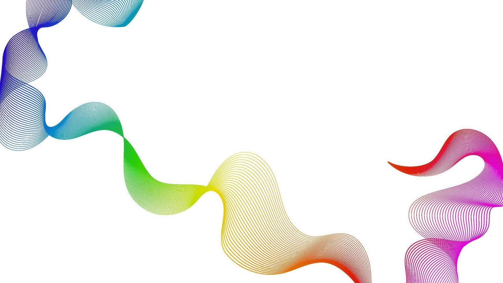 Abstract backdrop with wave gradient lines vector