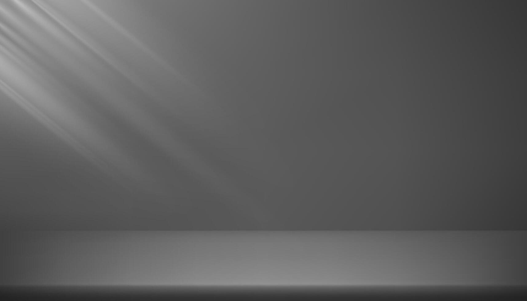 Black and Gray background. Space for selling products on the website. Business backdrop. Business backdrop. Empty room with light effect. illustration. vector
