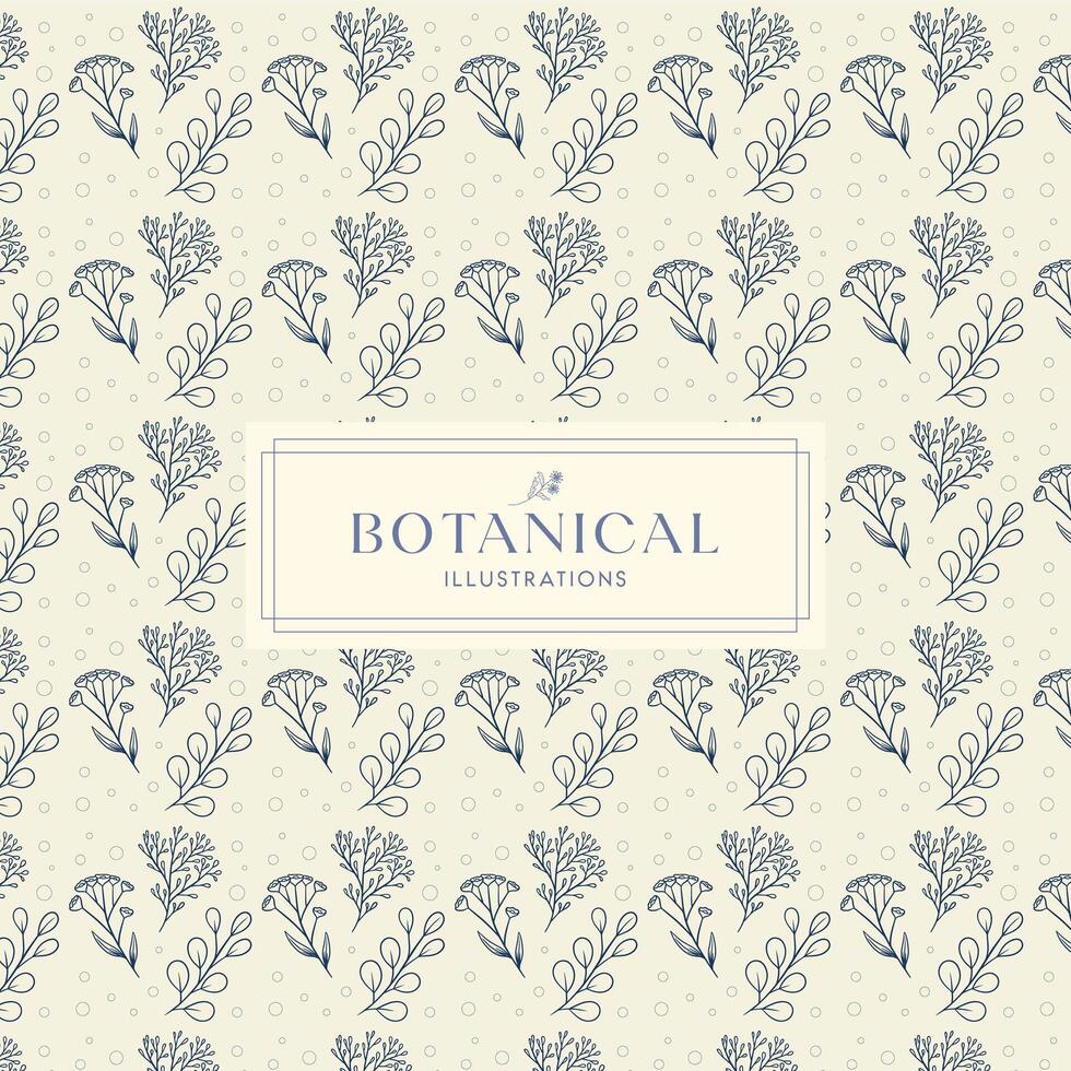 Summer Tropical Leaves Dark Black Broken White Hand drawn mono-line floral botanical flower background design vector