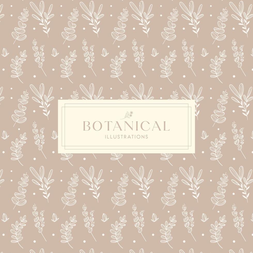 Summer Tropical Leaves Pink Blue drawn mono-line floral botanical flower background design vector