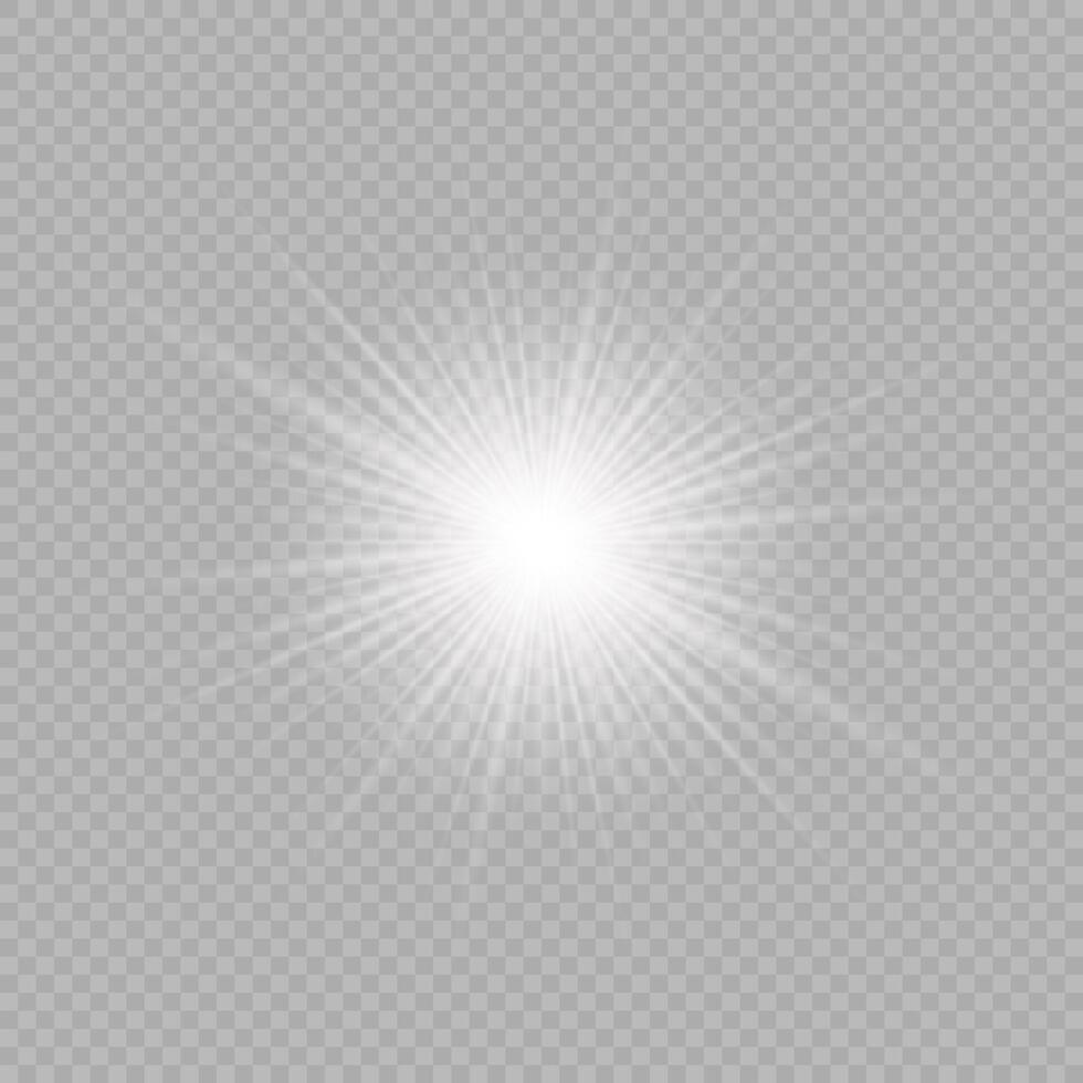 Light effect of lens flares vector
