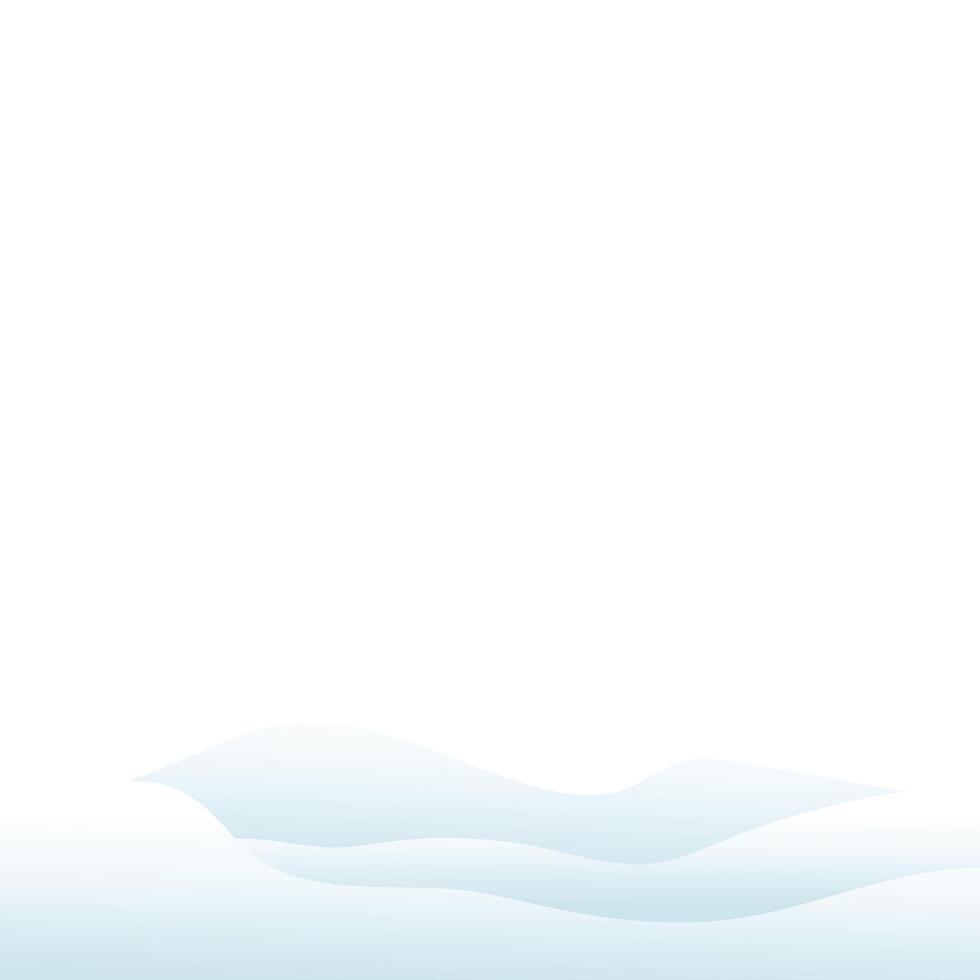 Snow Pile Border Illustration vector