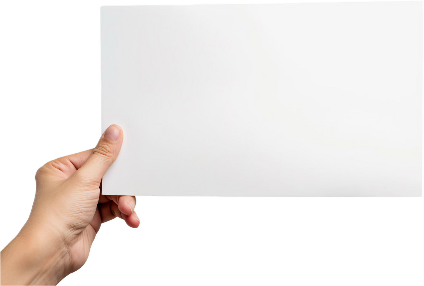 mano participación blanco blanco papel hoja. png