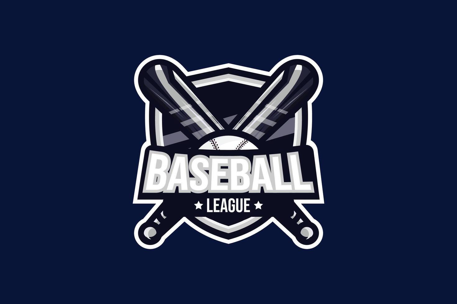 baseball logo design. Sports baseball tournament logo, suitable for your professional team. vector