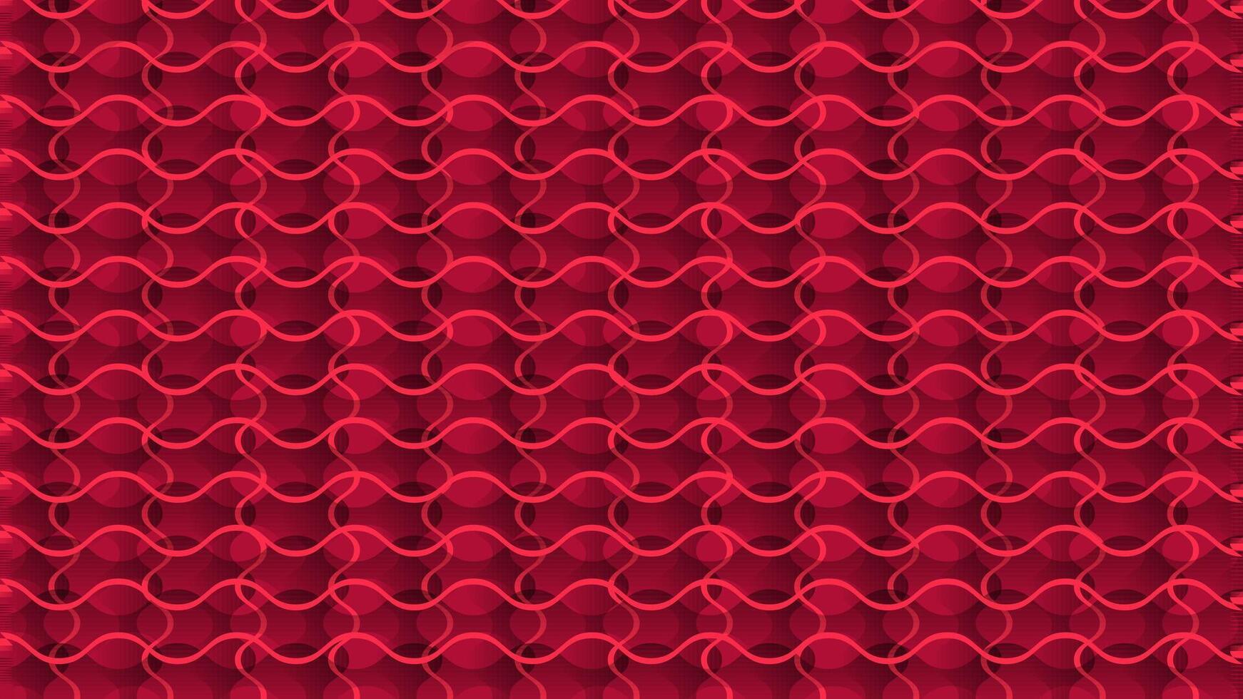 abstract red wavvy lines background design vector