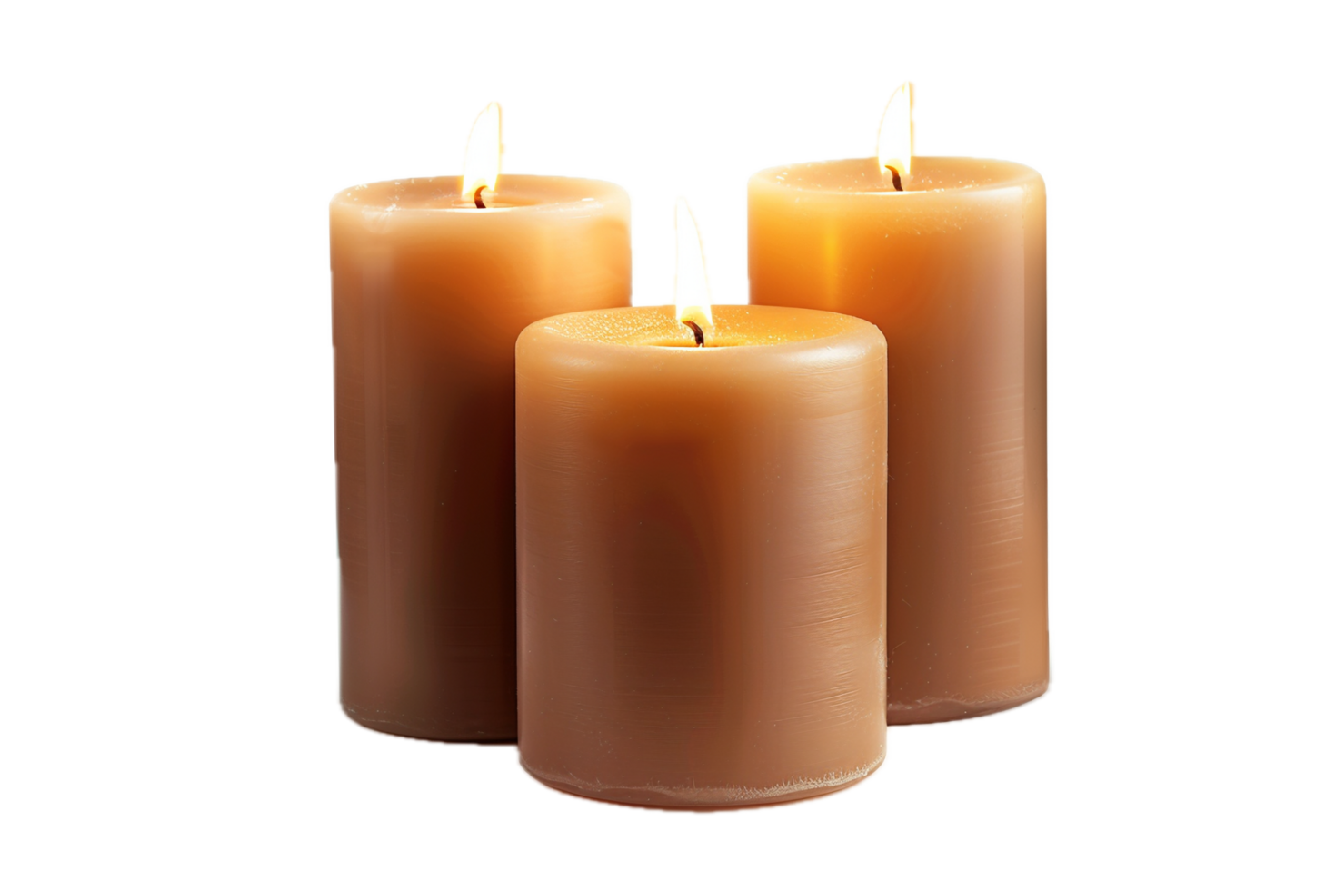 Three Burning Candles in a Row. png