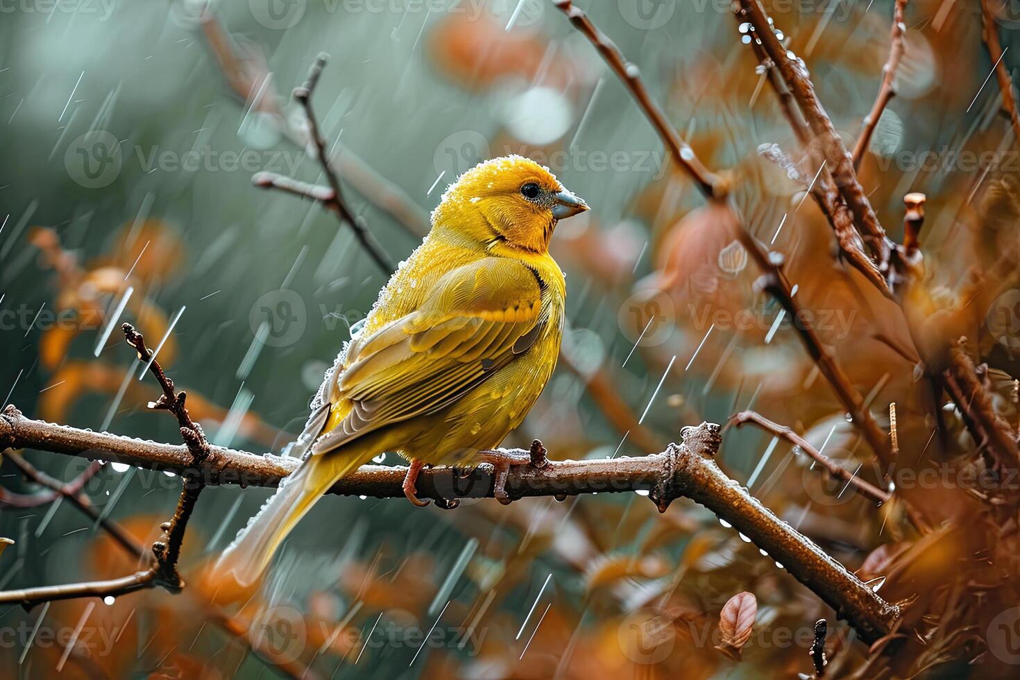 Canary Bird rainfall photo
