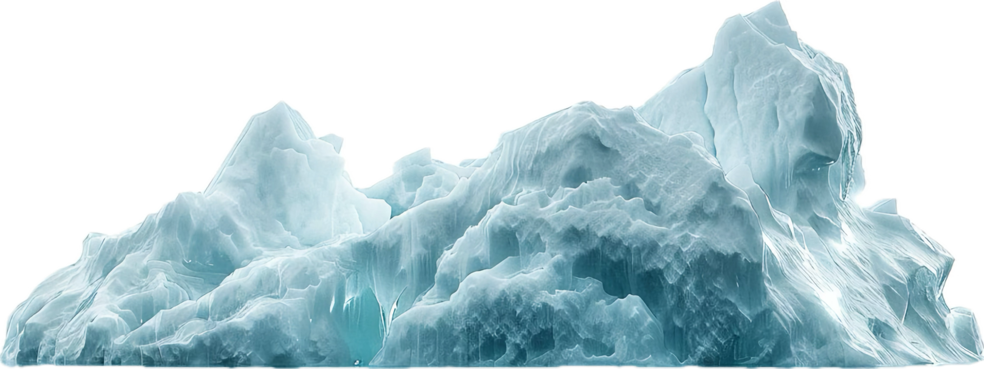 Majestic Iceberg in Arctic Waters. png