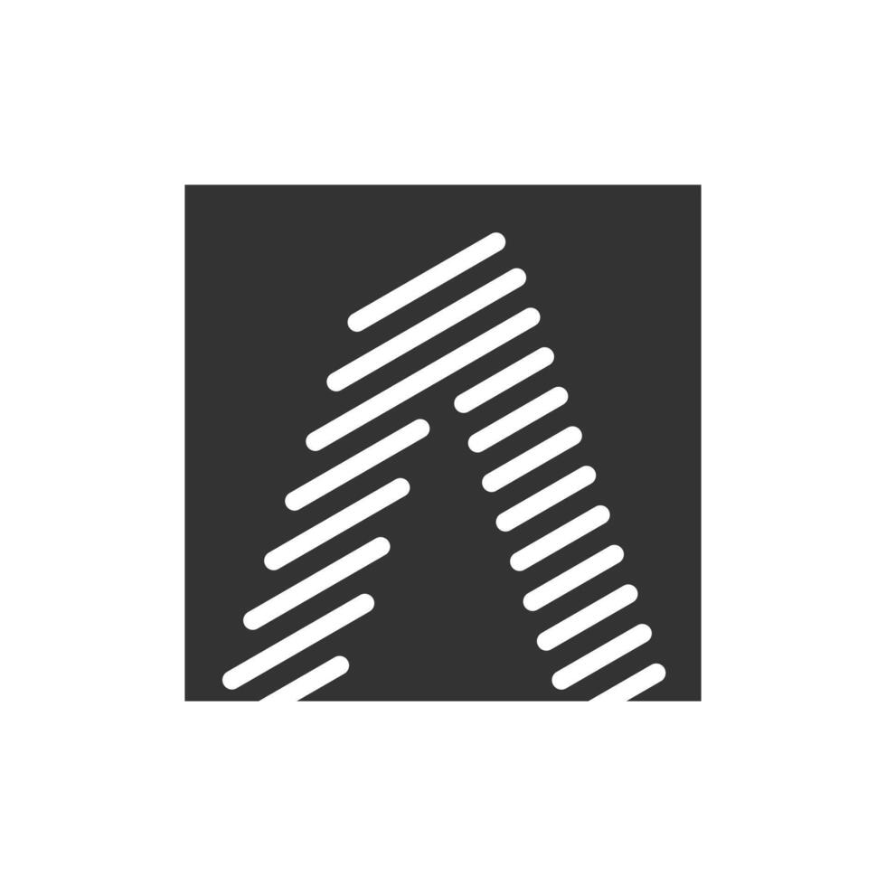 Letter A design element idea with creative concept vector